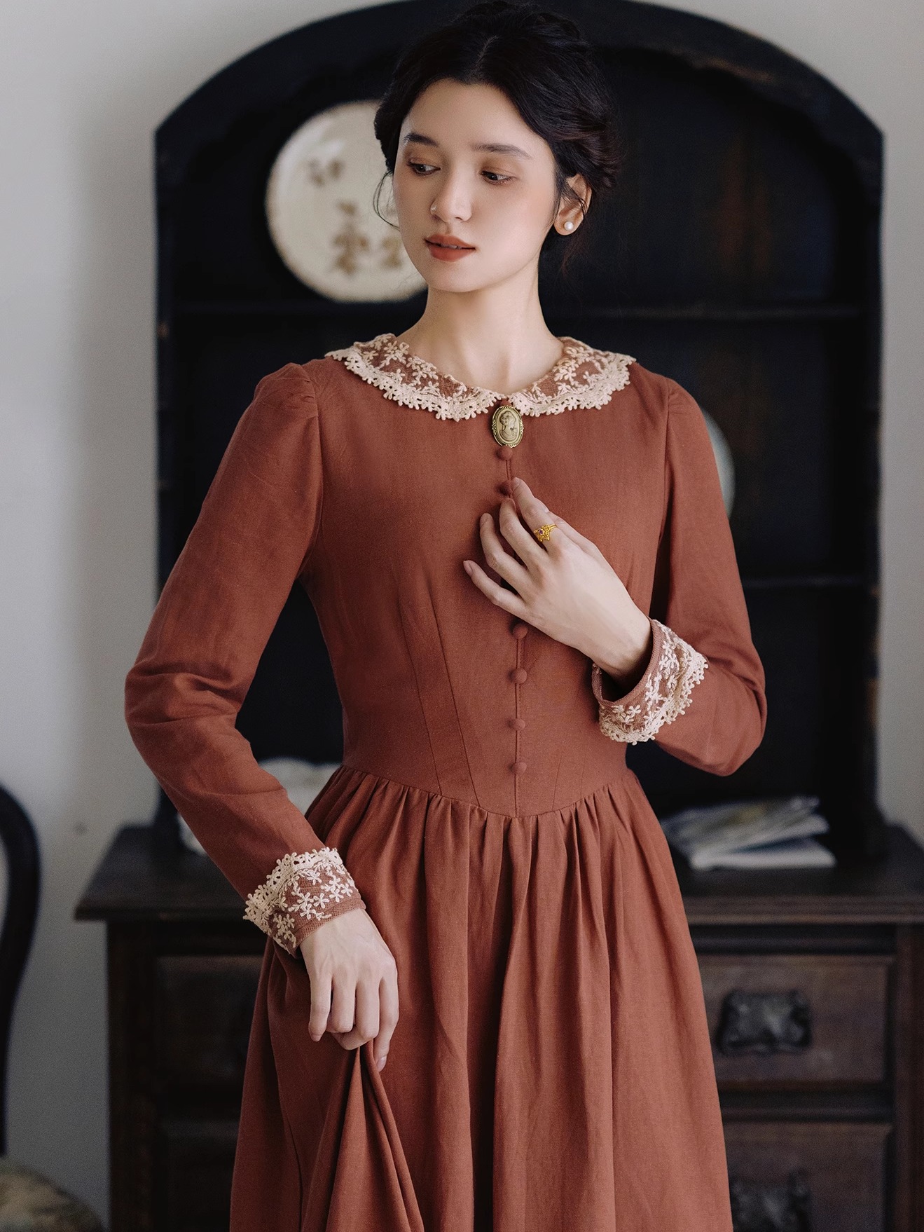 TIYIHAILEY Spring Autumn Women - Embroidery Lace reseña y precio