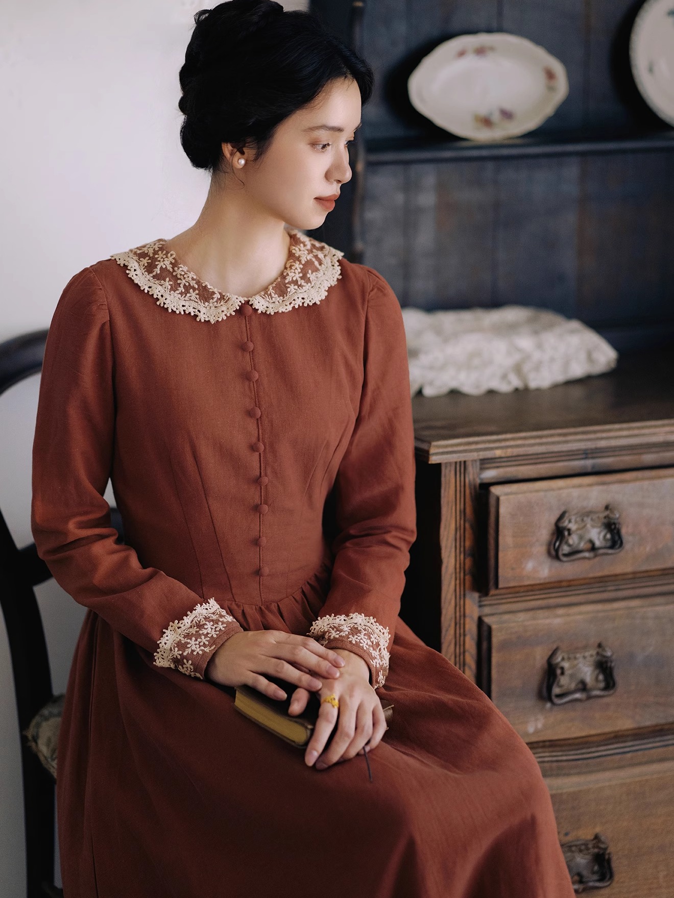 TIYIHAILEY Spring Autumn Women - Embroidery Lace reseña y precio