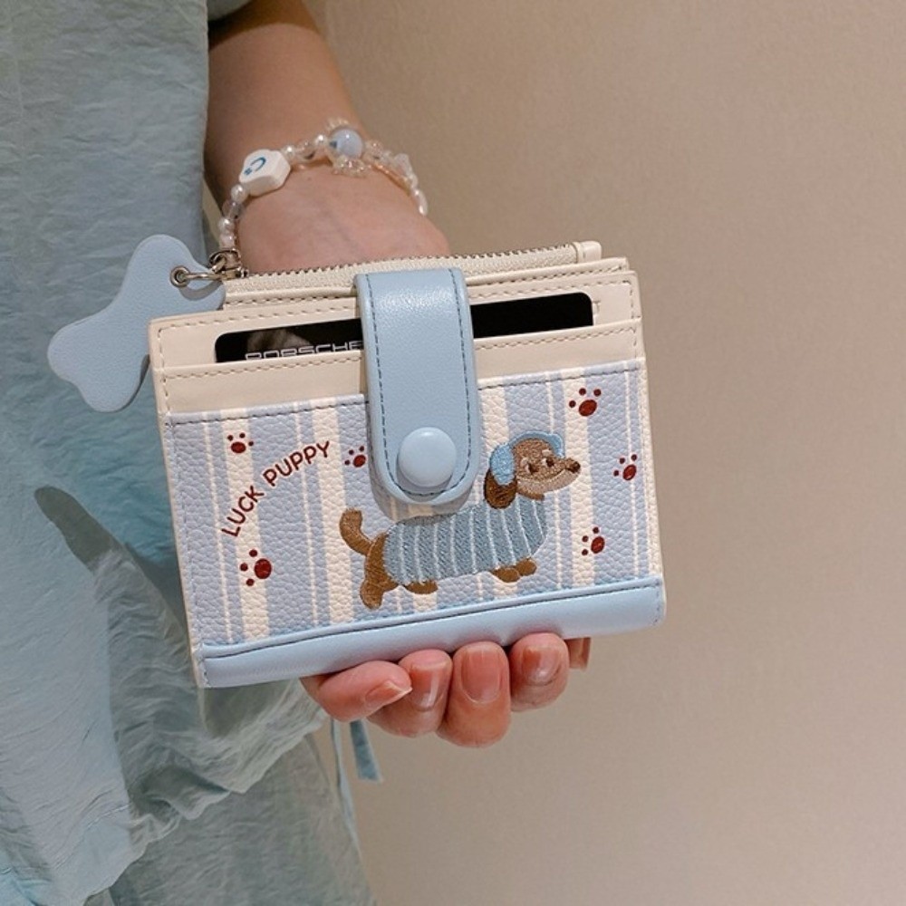 Korean Style Dachshund Embroid - Embroidery Wallet reseña y precio