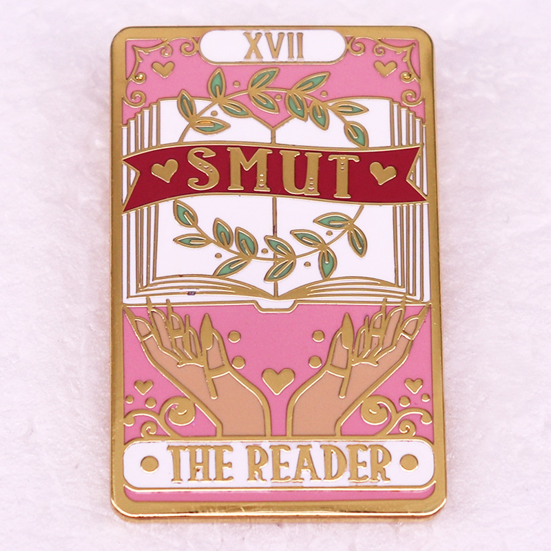 SMUT The Reader Book Enamel Pi - Embroidery Wallet reseña y precio