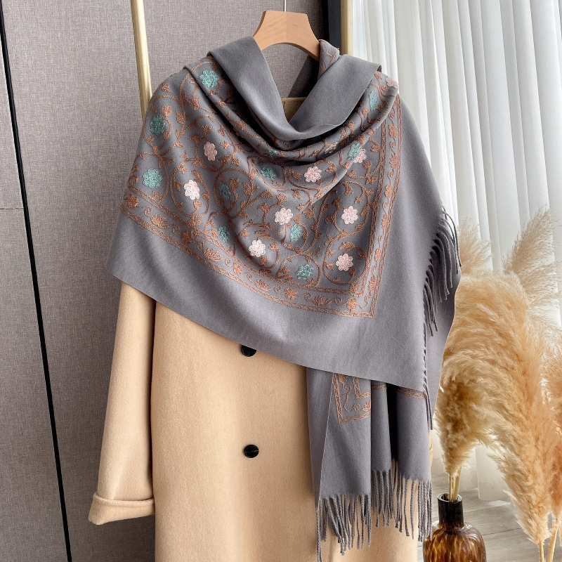 2025 New Embroidery Cashmere S - Embroidery Hijab reseña y precio
