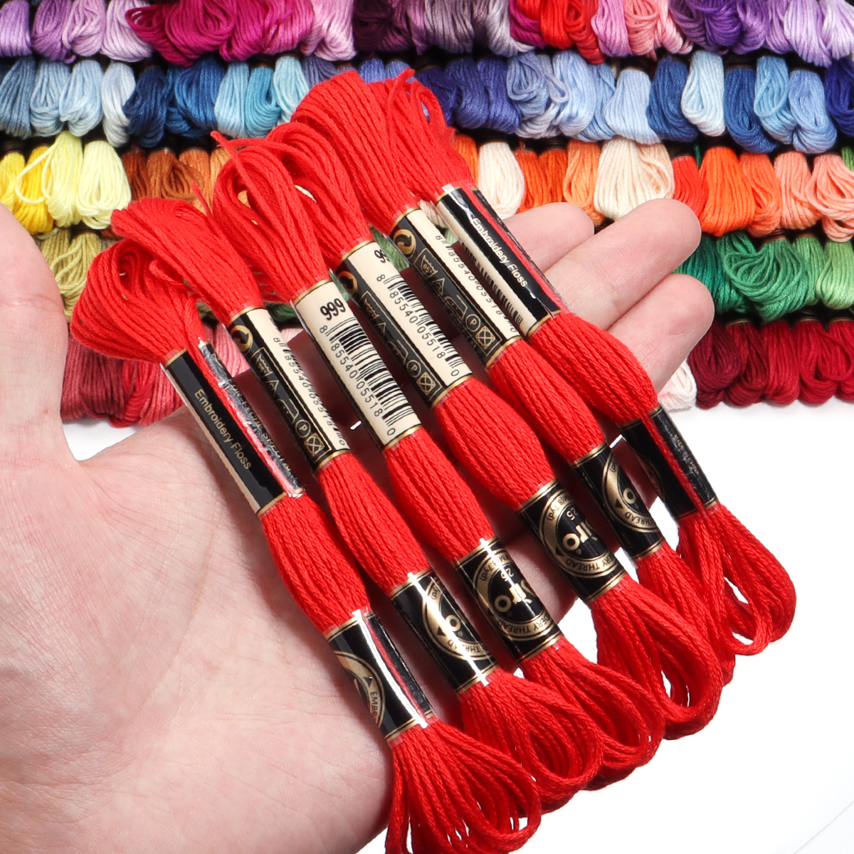 6Pcs/Lot Multicolor Polyester  - Embroidery Garments reseña y precio