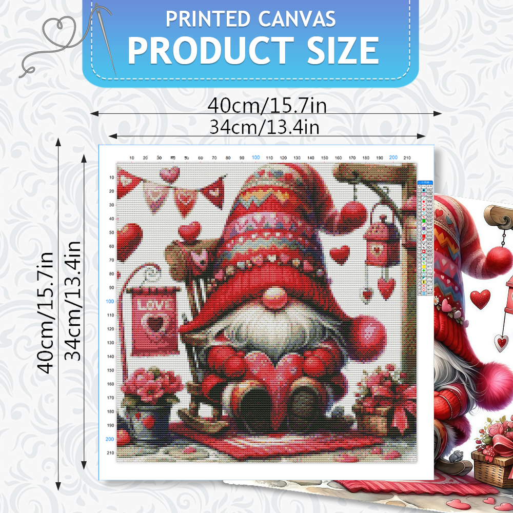 HUACAN Cross Stitch Rose Flowe - Embroidery Guide Paper reseña y precio