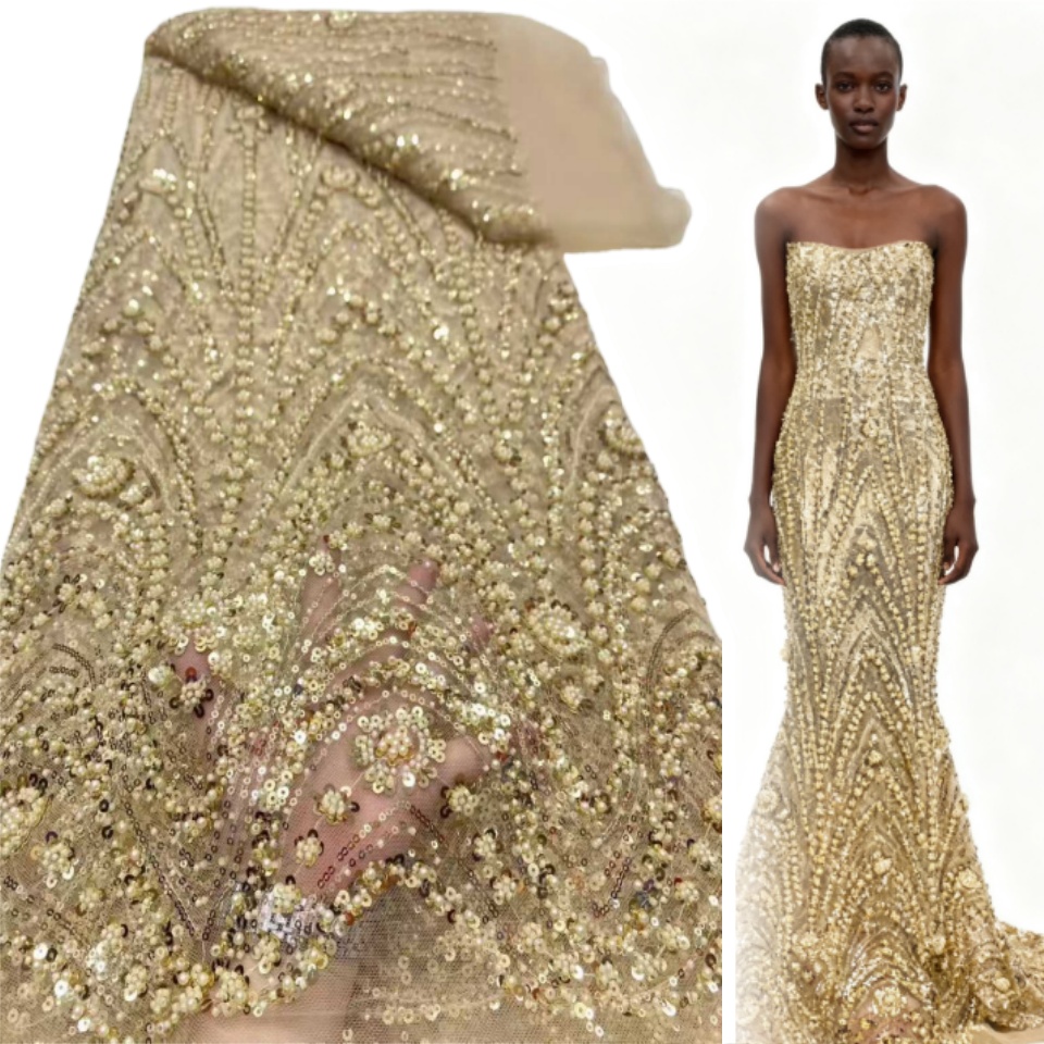 2026 African Nigerian High-Qua - Embroidery Net Dress reseña y precio