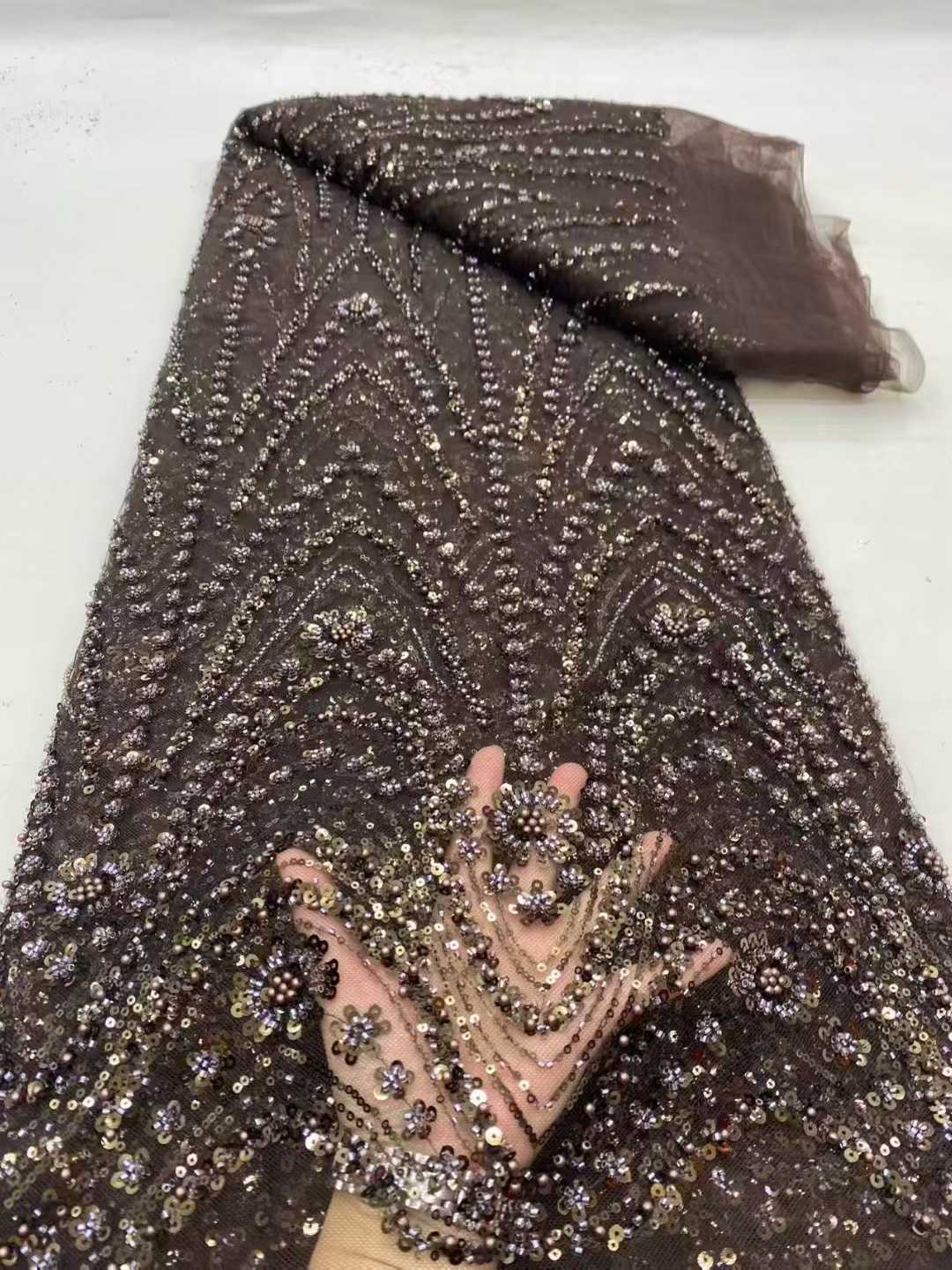 2026 African Nigerian High-Qua - Embroidery Net Dress reseña y precio