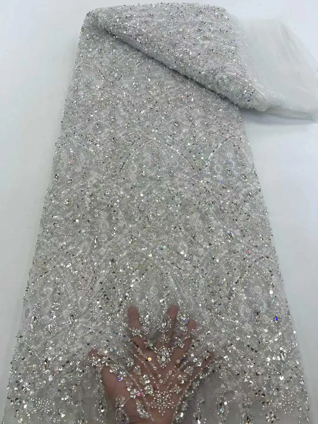 Hot Sale Exquisite Heavy Indus - Embroidery Net Dress reseña y precio