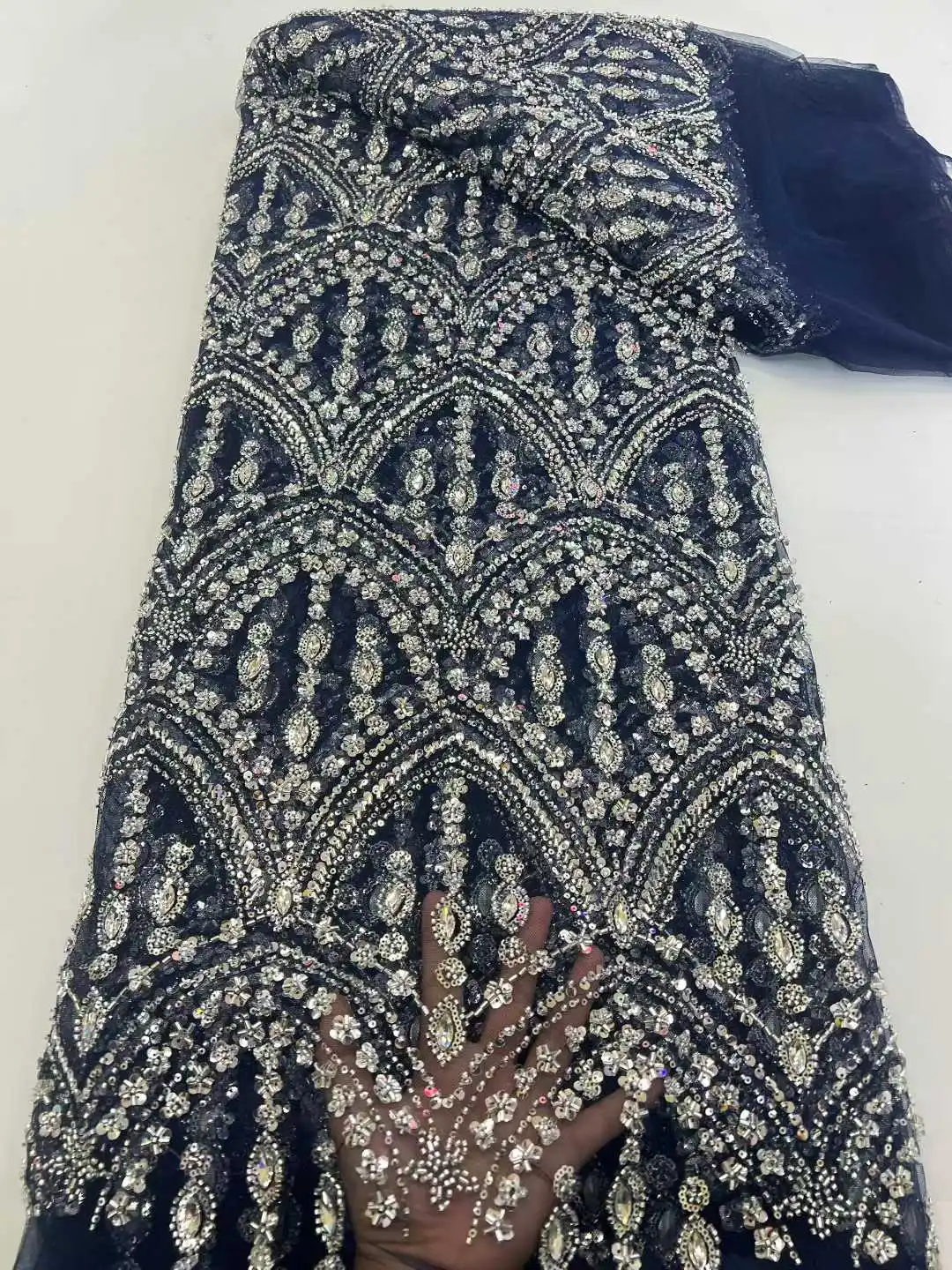 Hot Sale Exquisite Heavy Indus - Embroidery Net Dress reseña y precio
