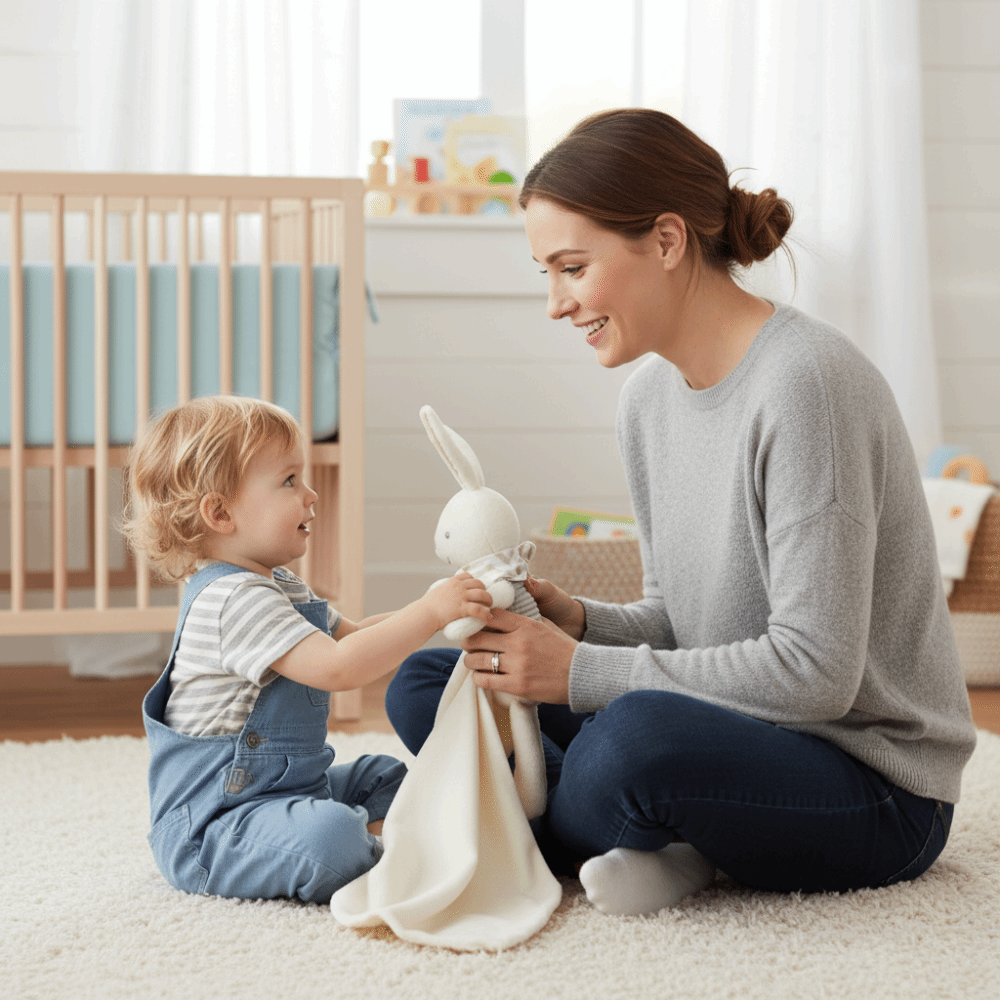 Square Shape Baby Rabbit Comfo - Embroidery Rabbit reseña y precio