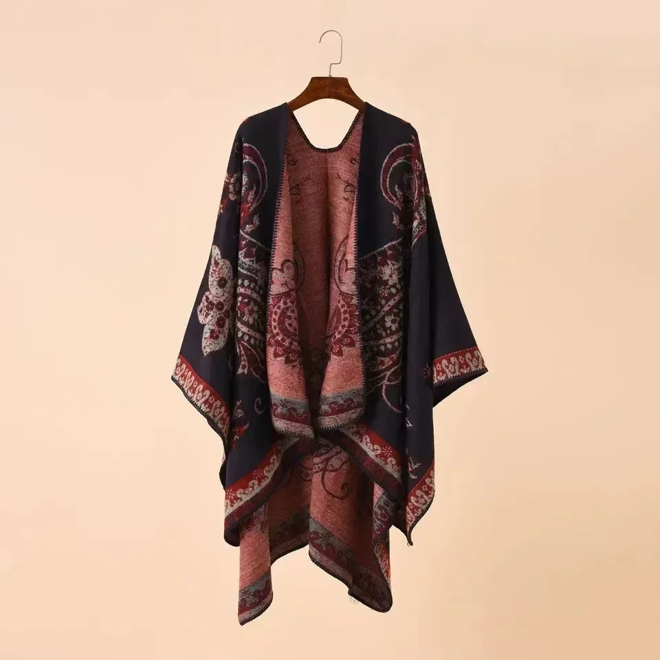 Patterned Faux Cashmere Warm S - Embroidery X Pattern reseña y precio