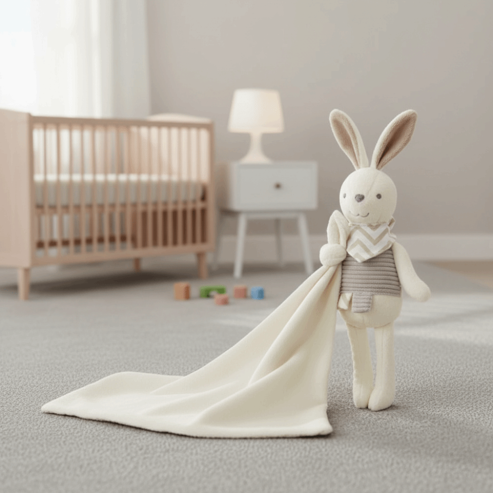 Square Shape Baby Rabbit Comfo - Embroidery Rabbit reseña y precio