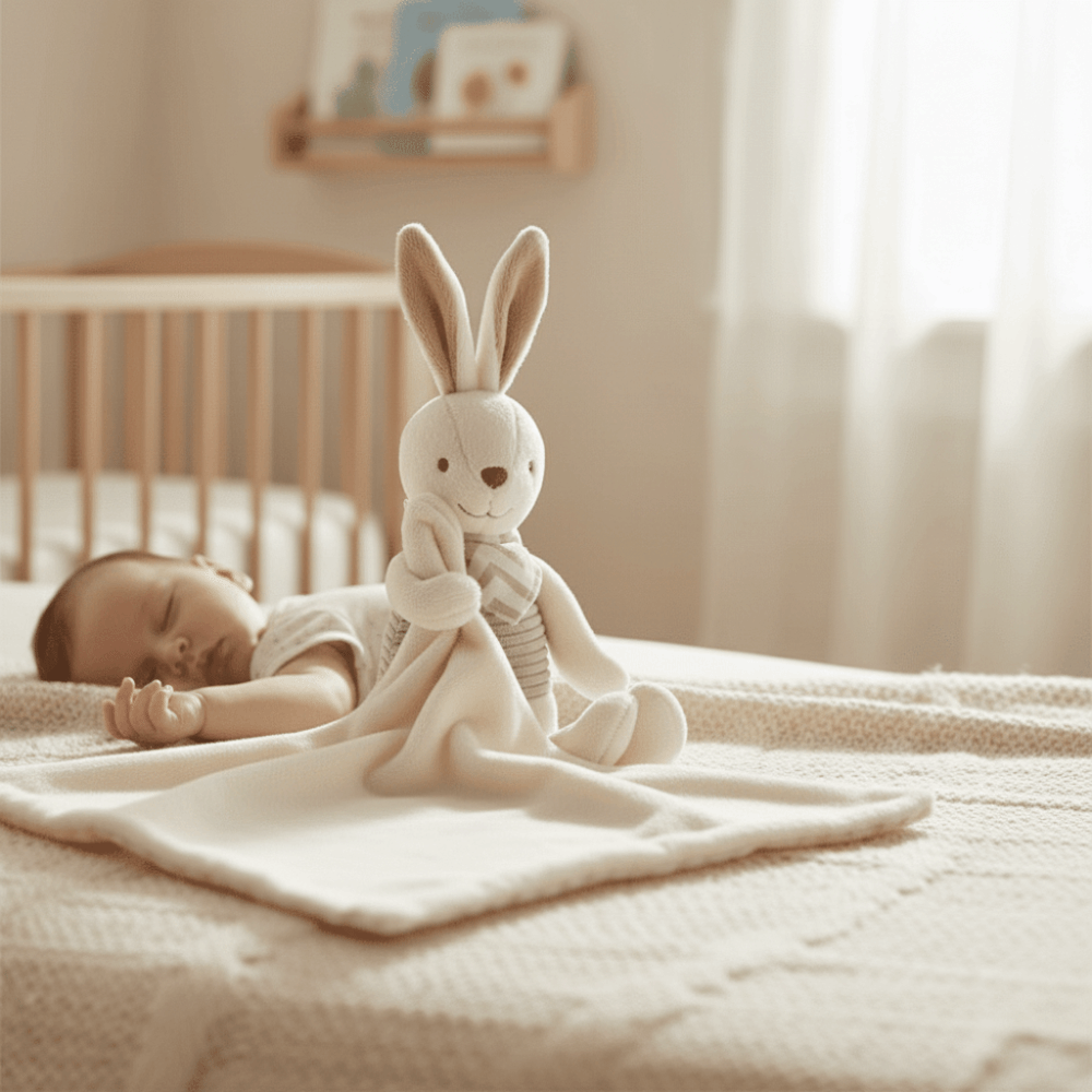 Square Shape Baby Rabbit Comfo - Embroidery Rabbit reseña y precio