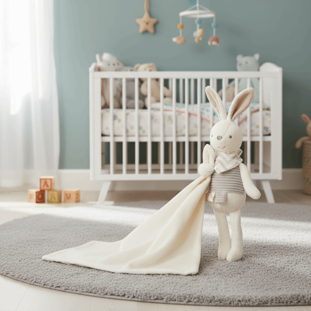 Square Shape Baby Rabbit Comfo - Embroidery Rabbit reseña y precio