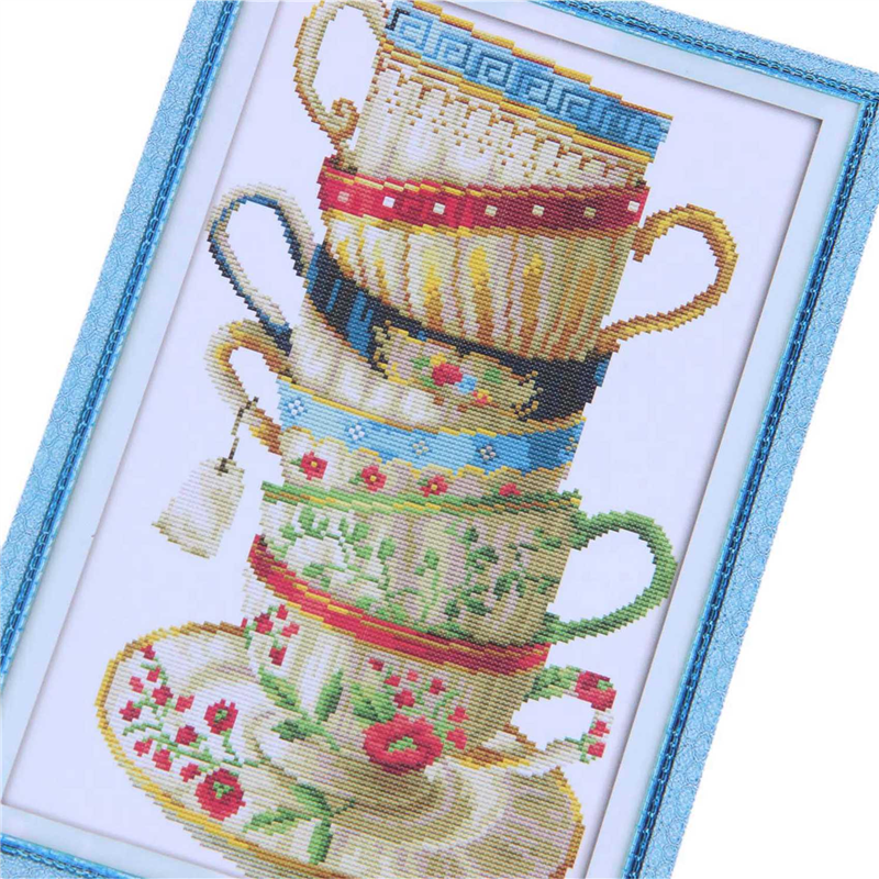 2X DIY Handmade Needlework Cro - Embroidery X Pattern reseña y precio