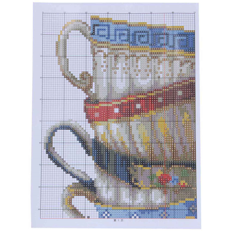 2X DIY Handmade Needlework Cro - Embroidery X Pattern reseña y precio