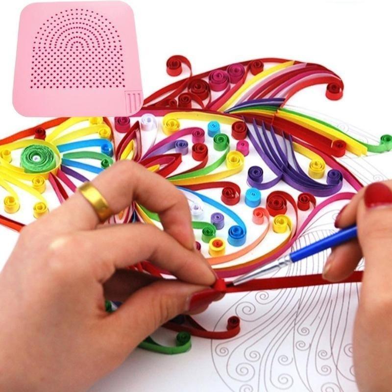 Handmade Paper Folding Craftin - Embroidery Guide Paper reseña y precio