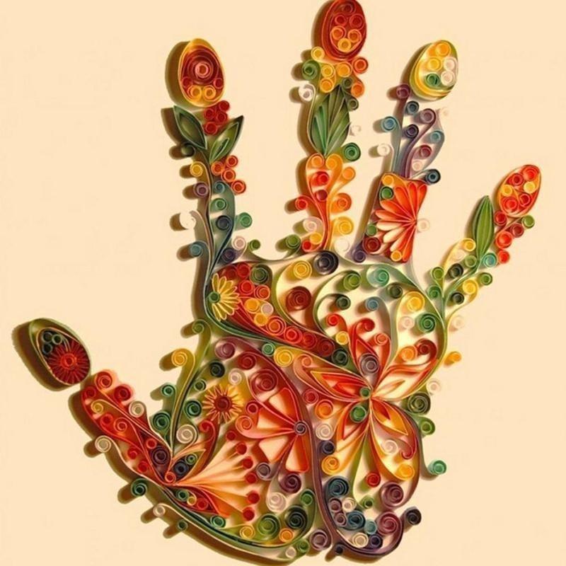 Handmade Paper Folding Craftin - Embroidery Guide Paper reseña y precio