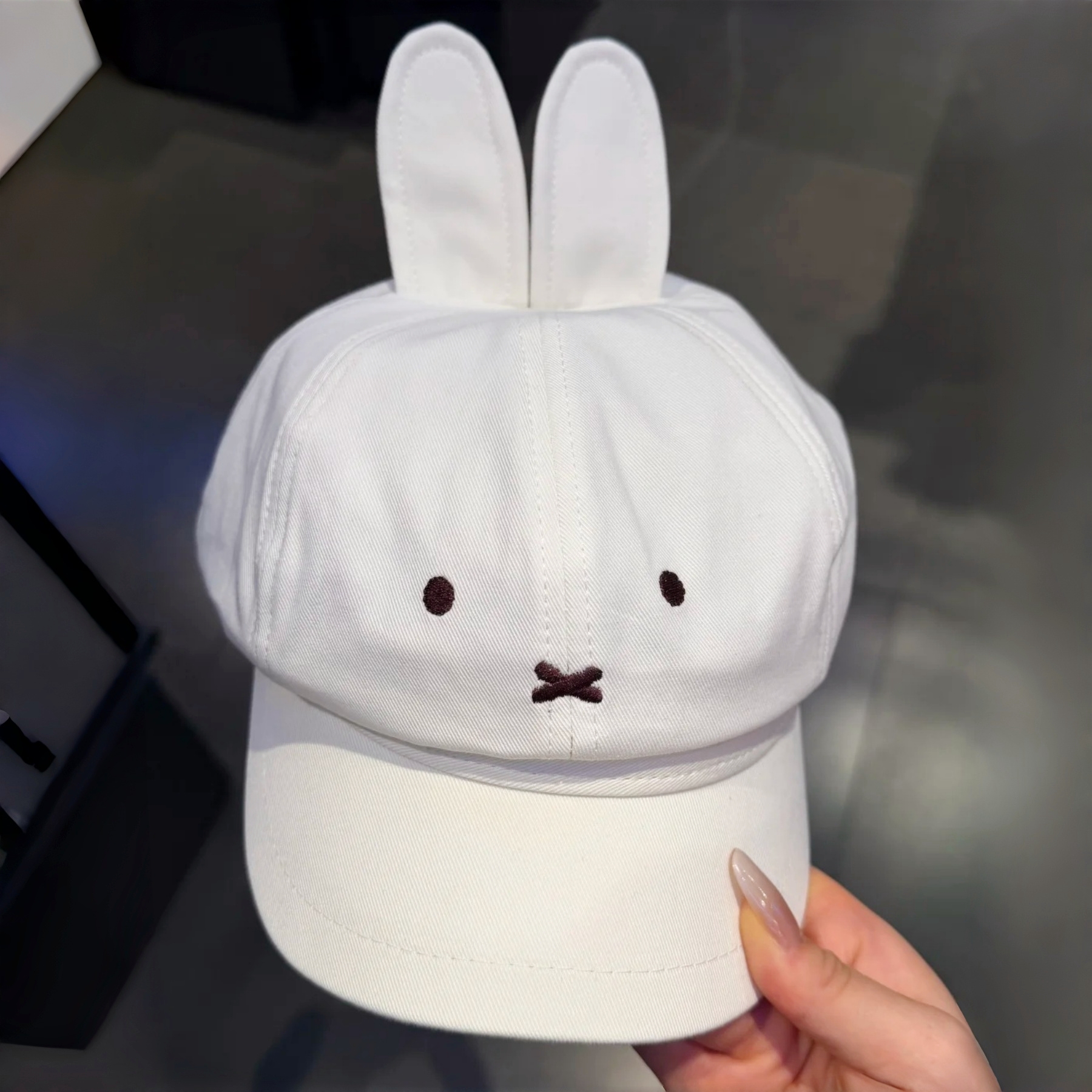 Cute Miffy Y2k Octagonal Cap S - Embroidery Rabbit reseña y precio