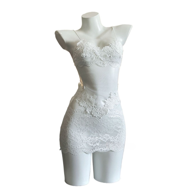 Sexy Lace Embroidery Strapless - Embroidery Lace reseña y precio