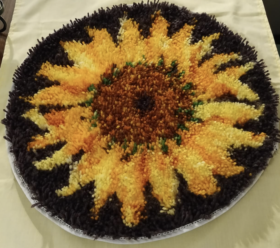 Latch Hook Rug Kit, Sunflower  - Embroidery X Pattern reseña y precio