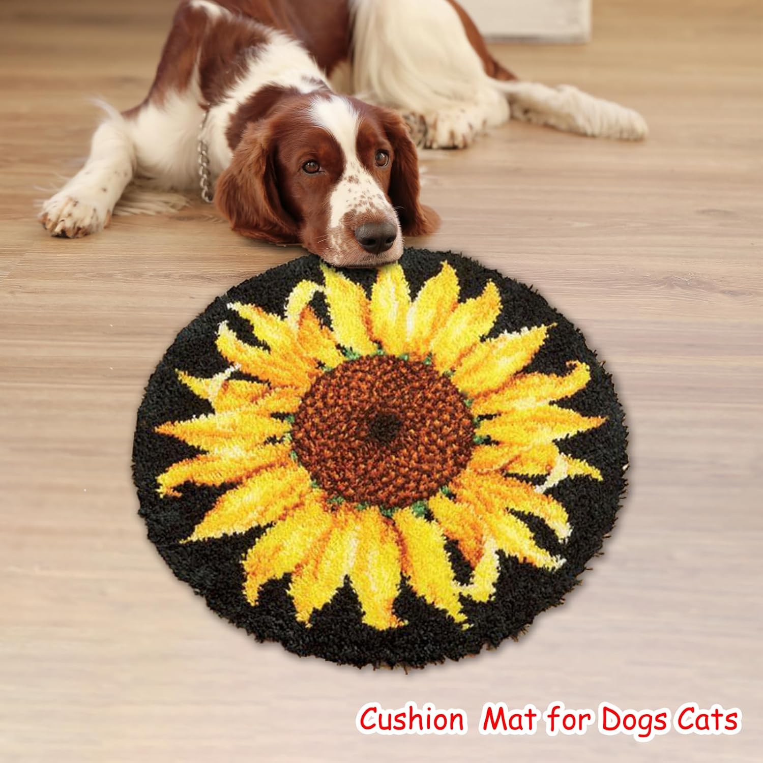 Latch Hook Rug Kit, Sunflower  - Embroidery X Pattern reseña y precio