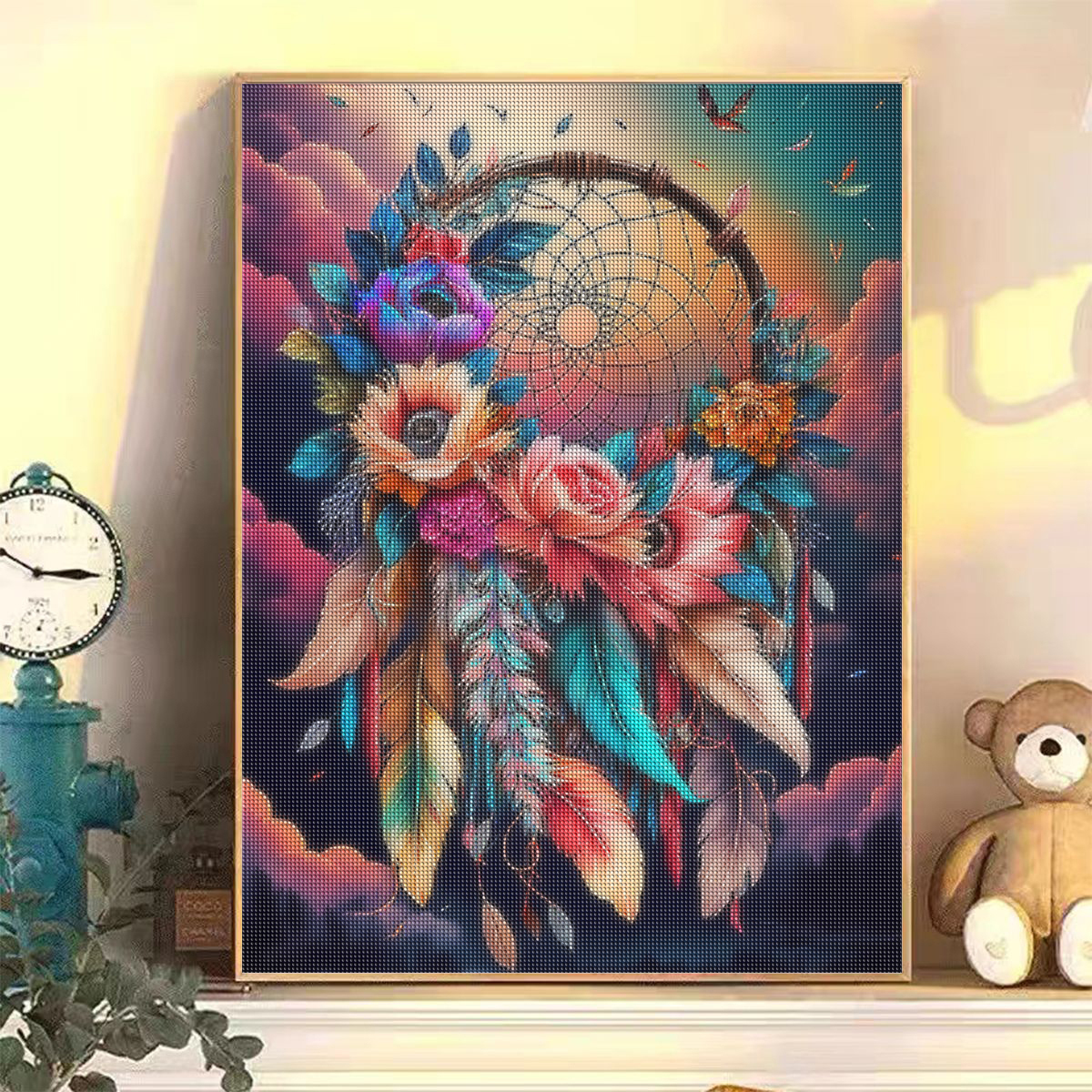 Frameless, Diamond Painting Dr - Embroidery Flower reseña y precio