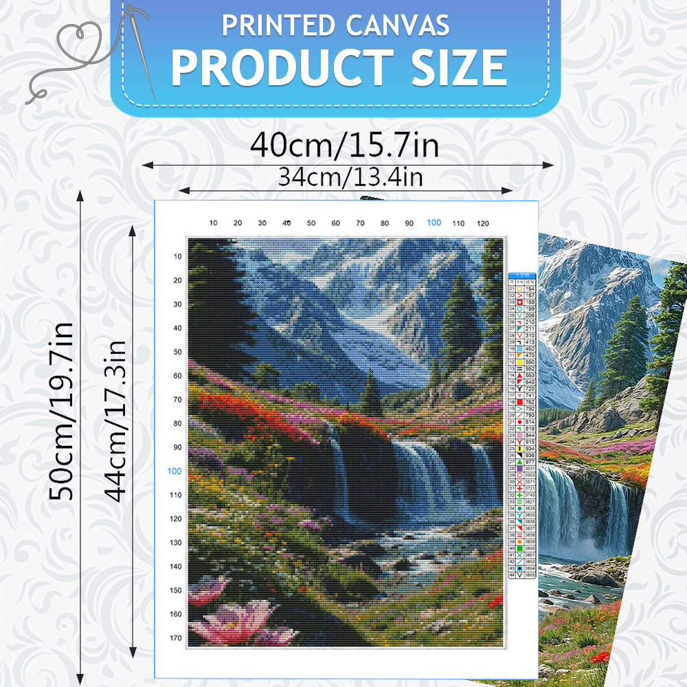 HUACAN 11CT Cross Embroidery S - Embroidery Guide Paper reseña y precio