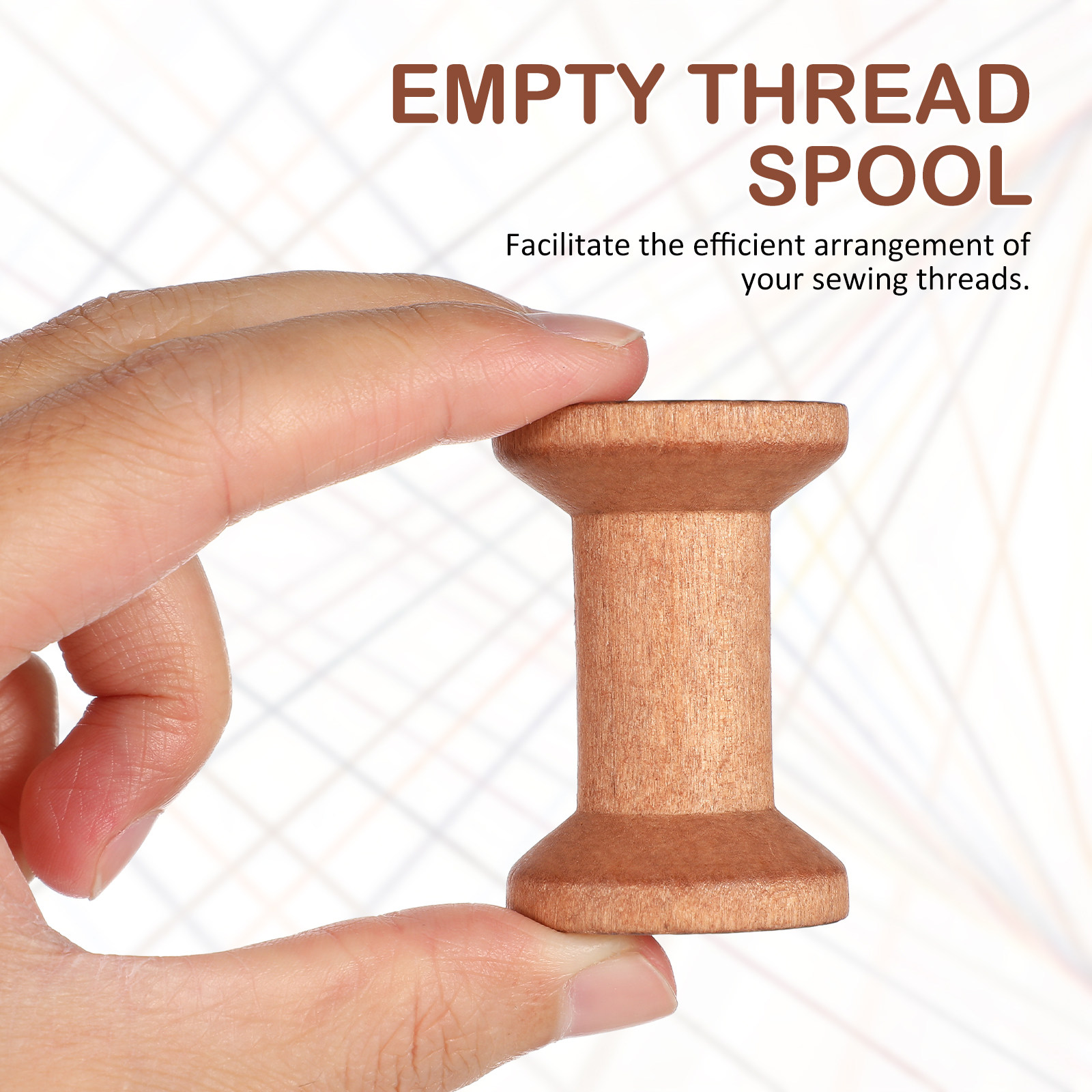20Pcs Wooden Thread Holders Em - Embroidery Thread Yarn reseña y precio