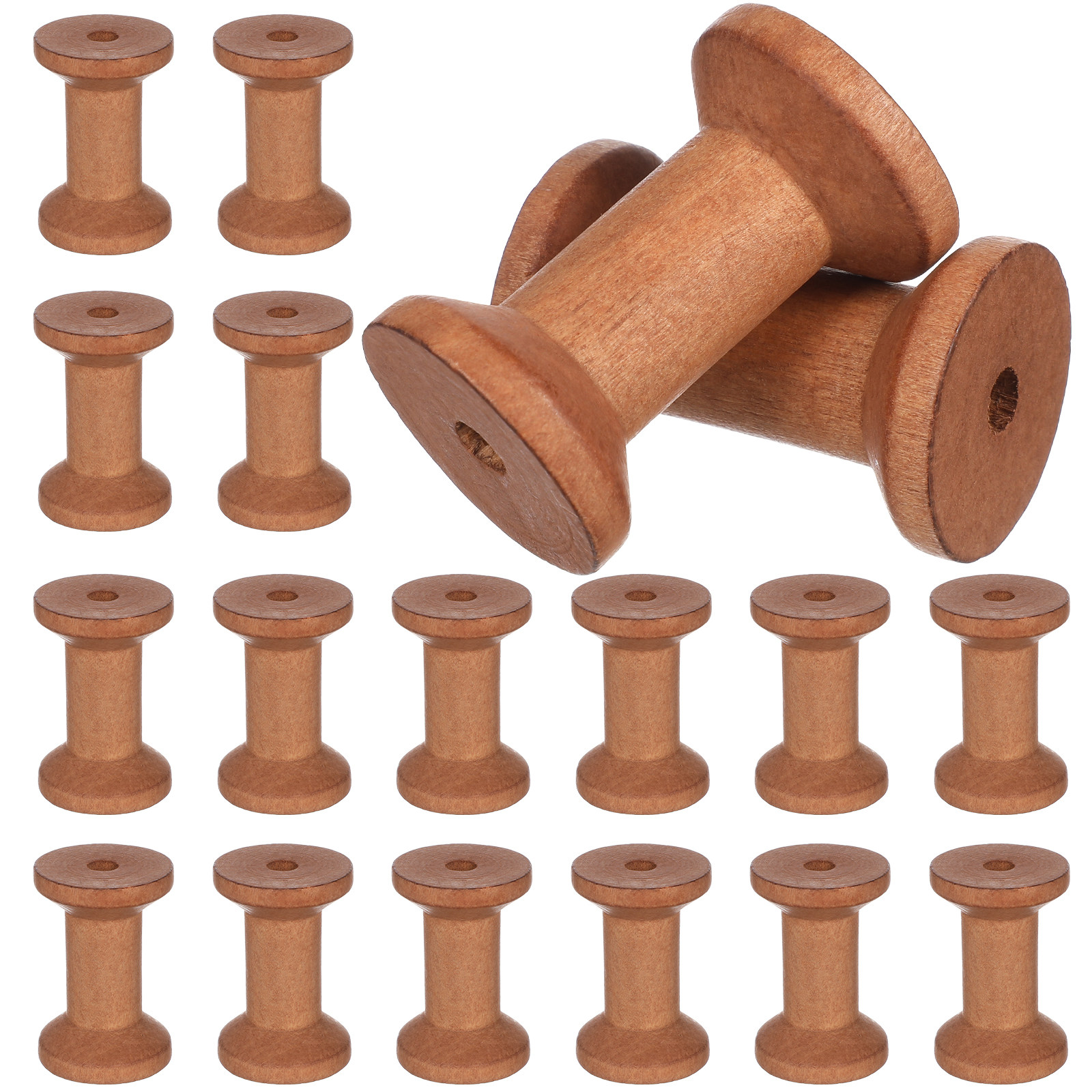 20Pcs Wooden Thread Holders Em - Embroidery Thread Yarn reseña y precio