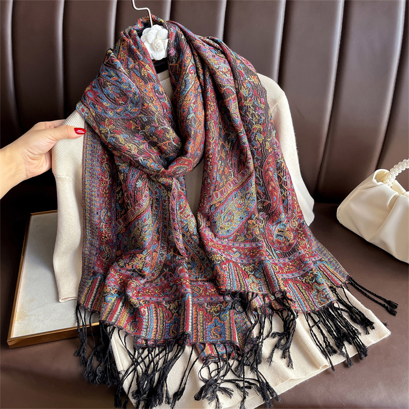 Luxury Embroidery Cashmere Win - Embroidery Hijab reseña y precio