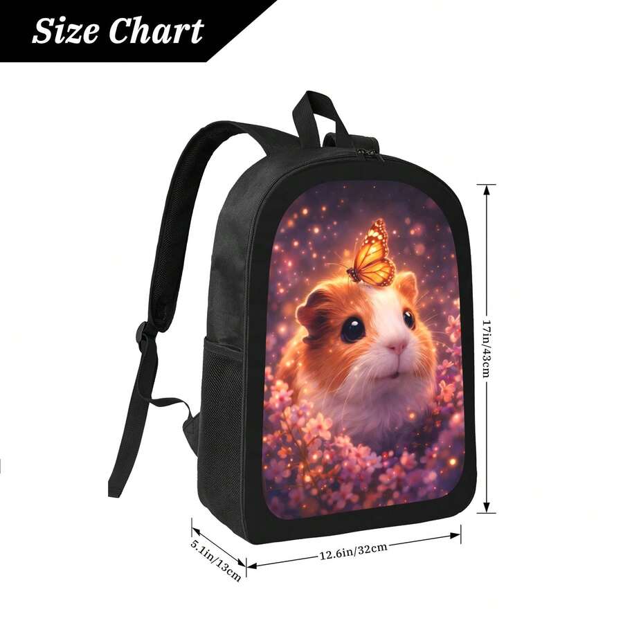 Guinea Pig Print Backpack Styl - Embroidery Print reseña y precio