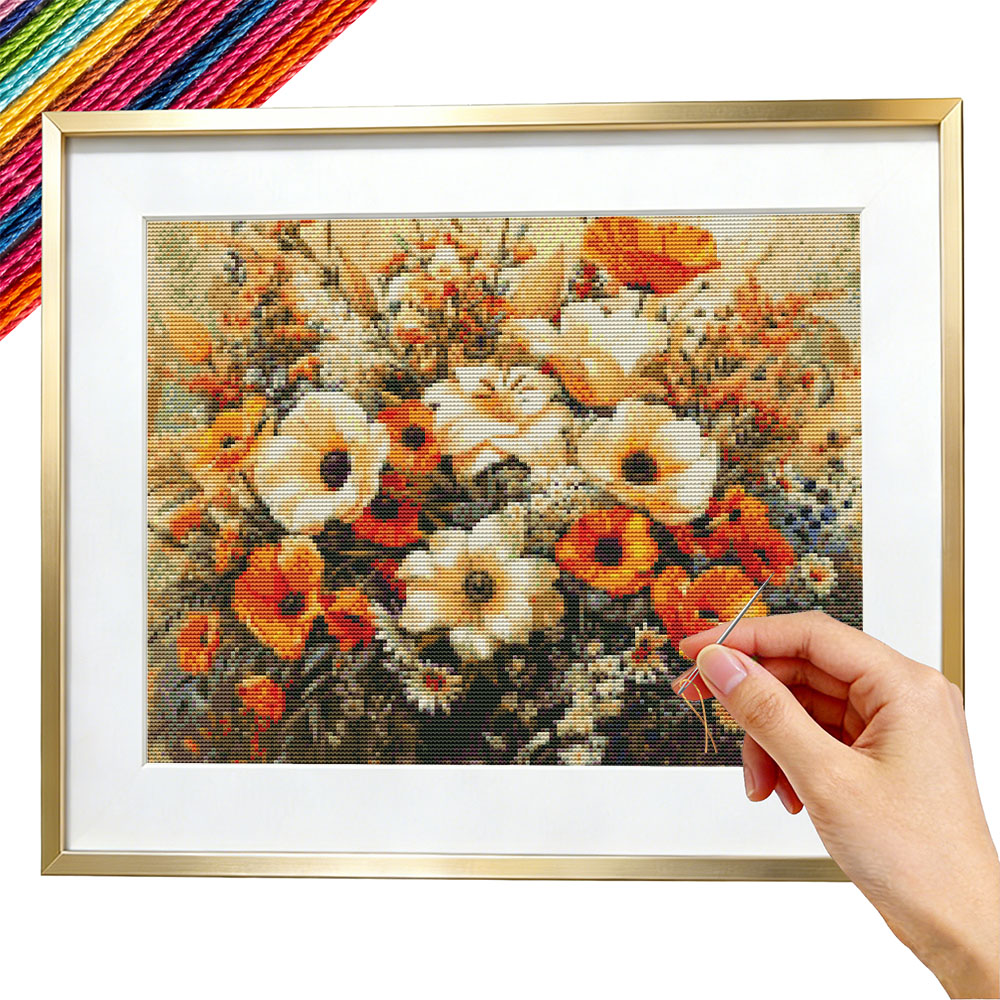11CT Cross Embroidery Kits Pop - Embroidery Guide Paper reseña y precio