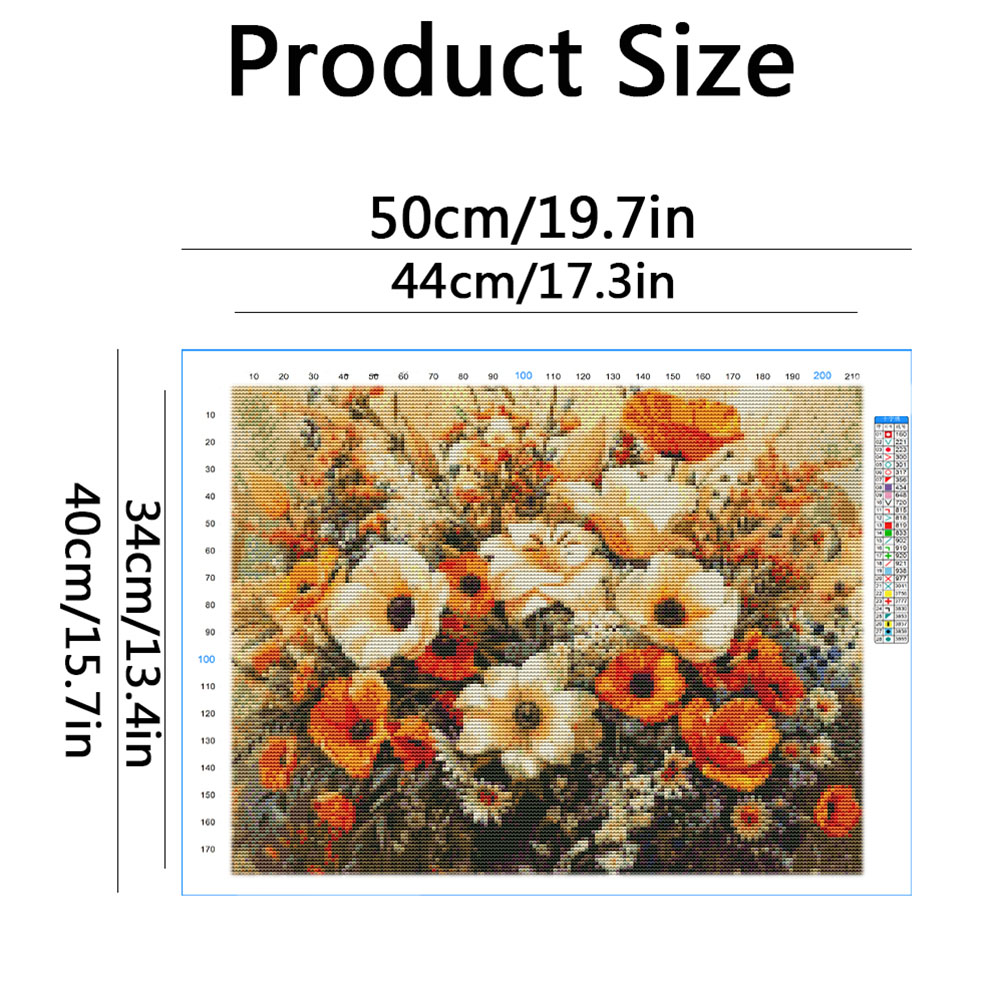 11CT Cross Embroidery Kits Pop - Embroidery Guide Paper reseña y precio