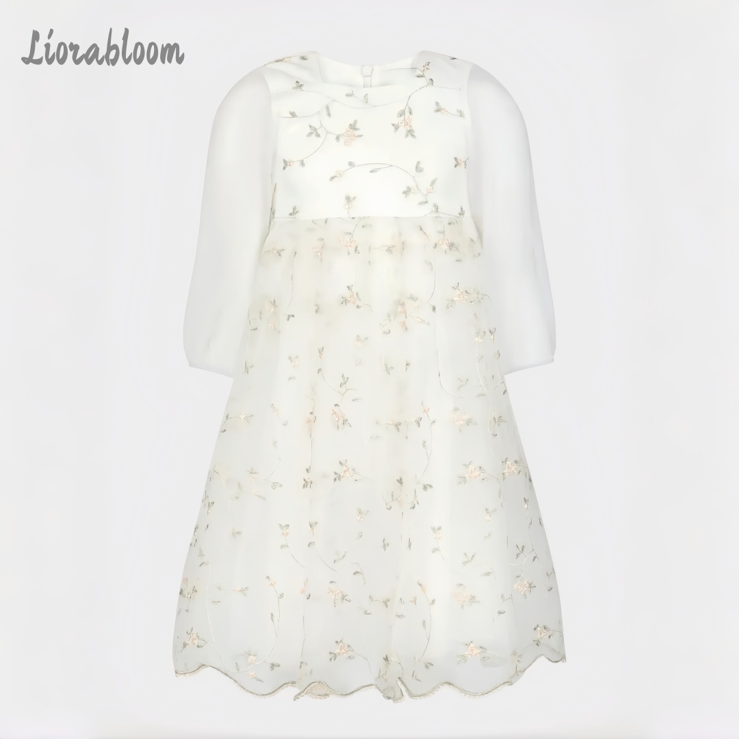 Customized Flower Girl Dress P - Embroidery Flower reseña y precio