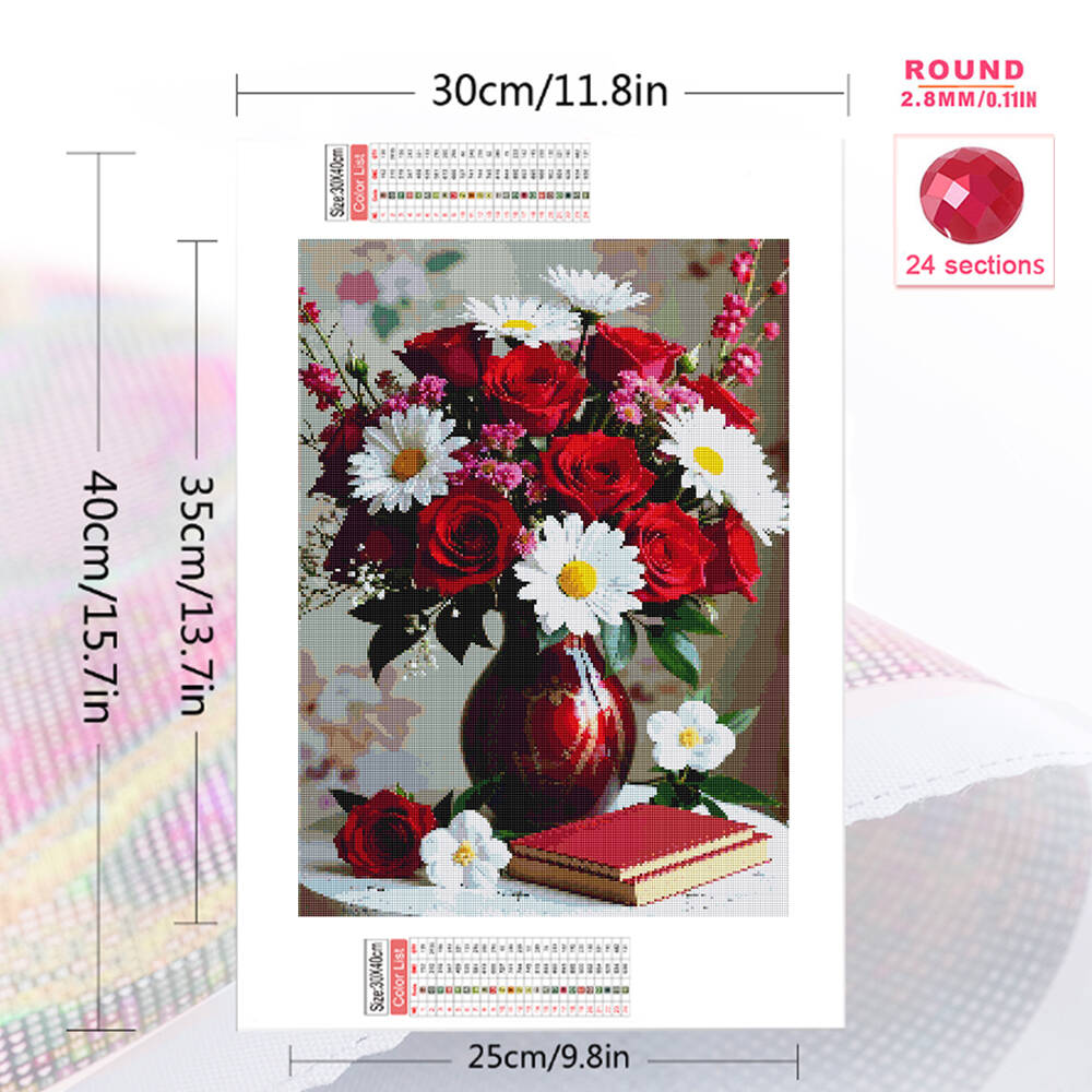 5D DIY Diamond Embroidery Rose - Embroidery Flower reseña y precio