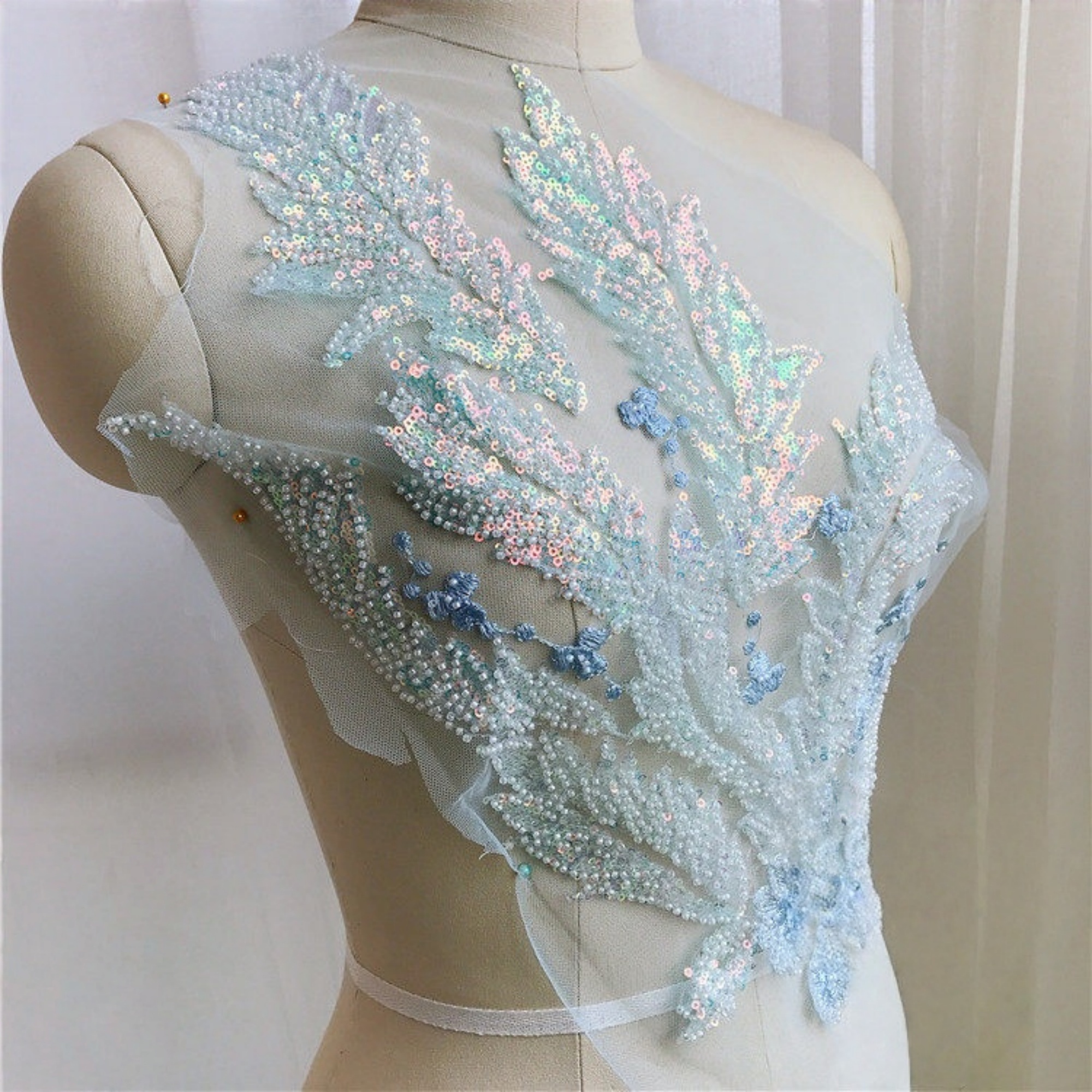 1PCS 34CMX50CM Sparkling Beads - Embroidery Thread Yarn reseña y precio