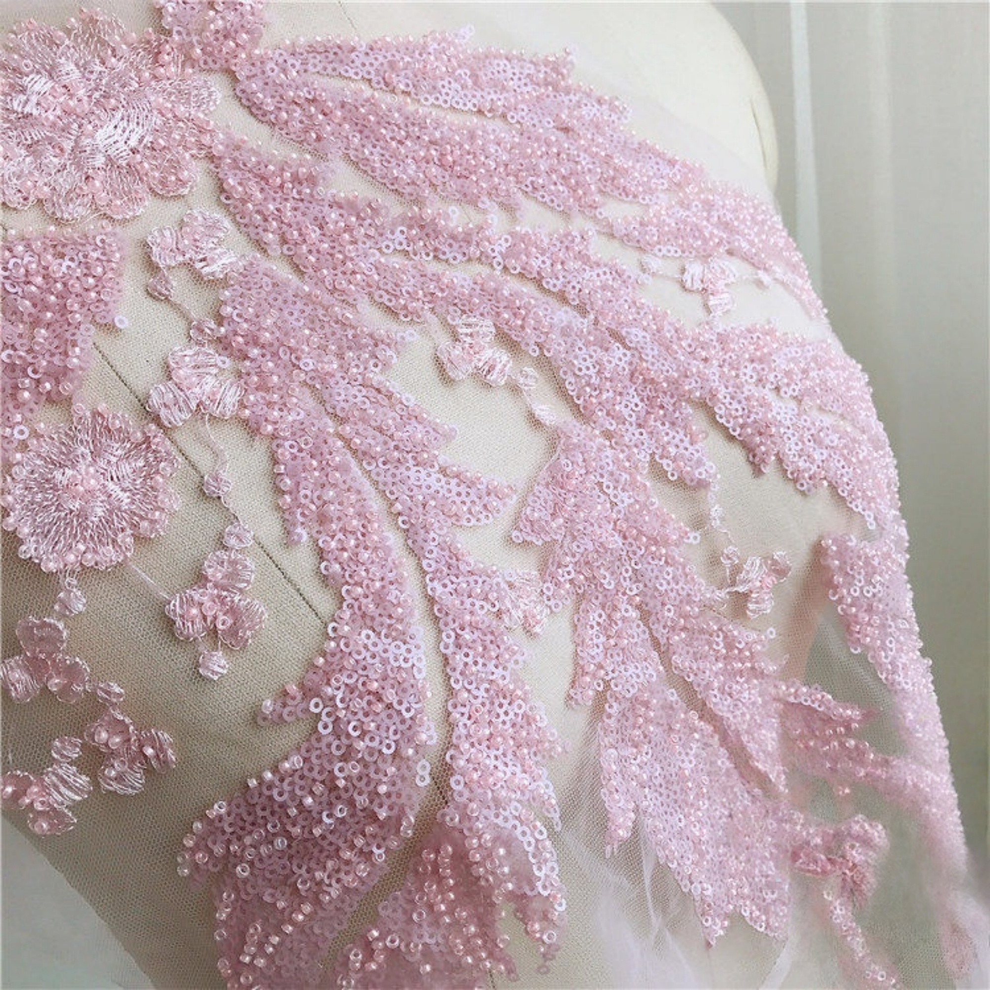 1PCS 34CMX50CM Sparkling Beads - Embroidery Thread Yarn reseña y precio