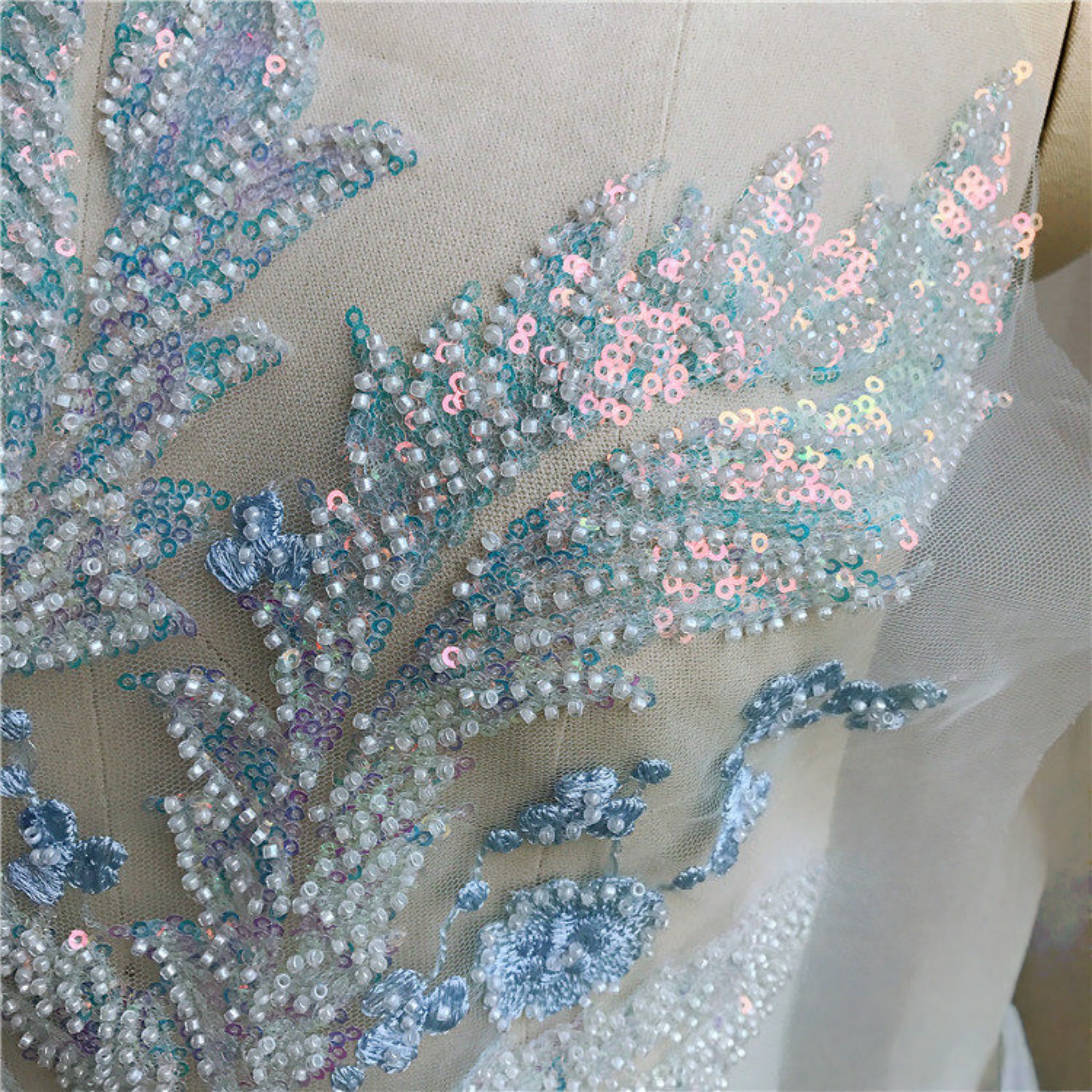1PCS 34CMX50CM Sparkling Beads - Embroidery Thread Yarn reseña y precio