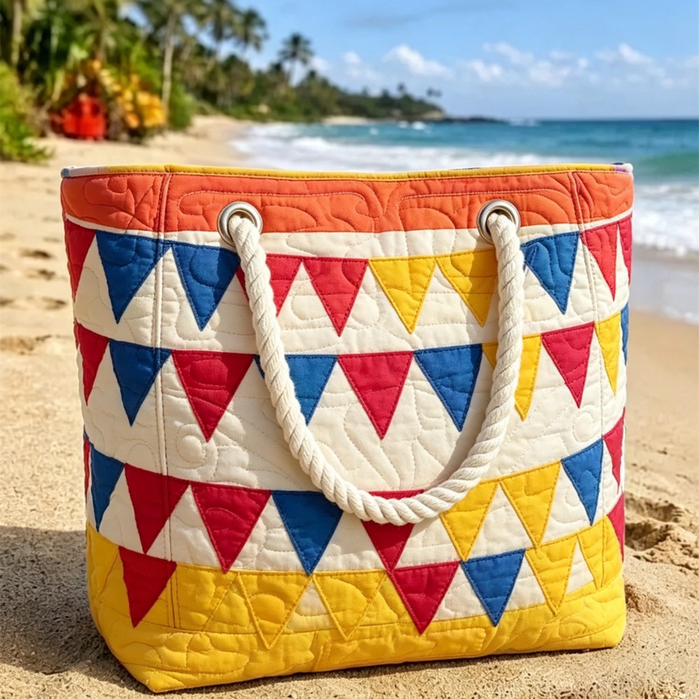 Women's Quilted Handbag, Light - Embroidery X Pattern reseña y precio