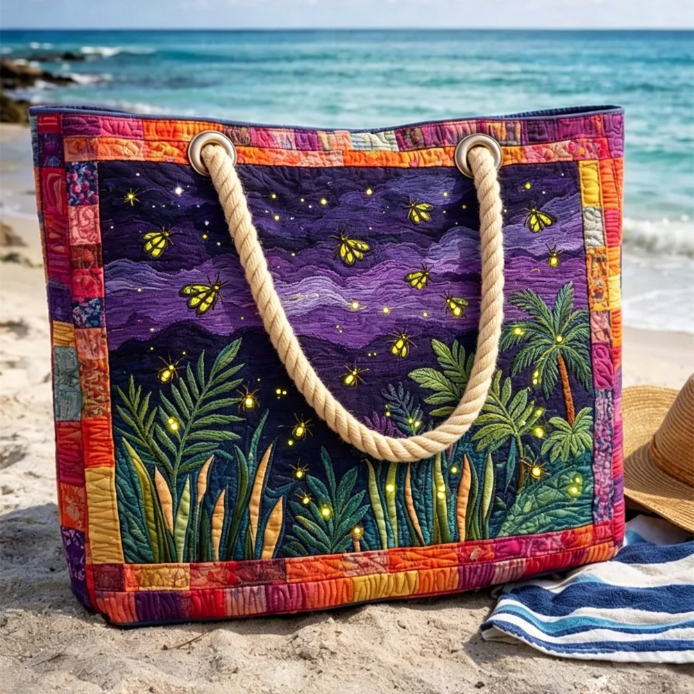 Women's Quilted Handbag, Light - Embroidery X Pattern reseña y precio